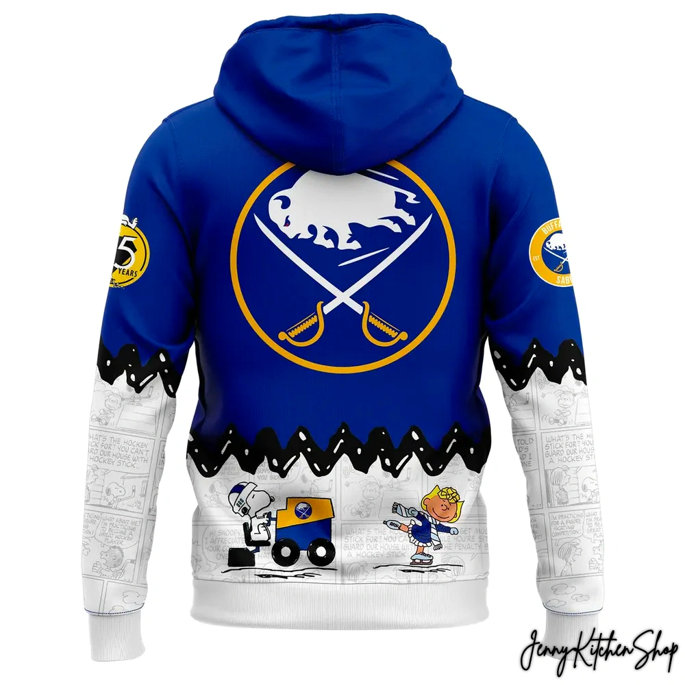 Buffalo Sabre Peanuts Night Hoodie