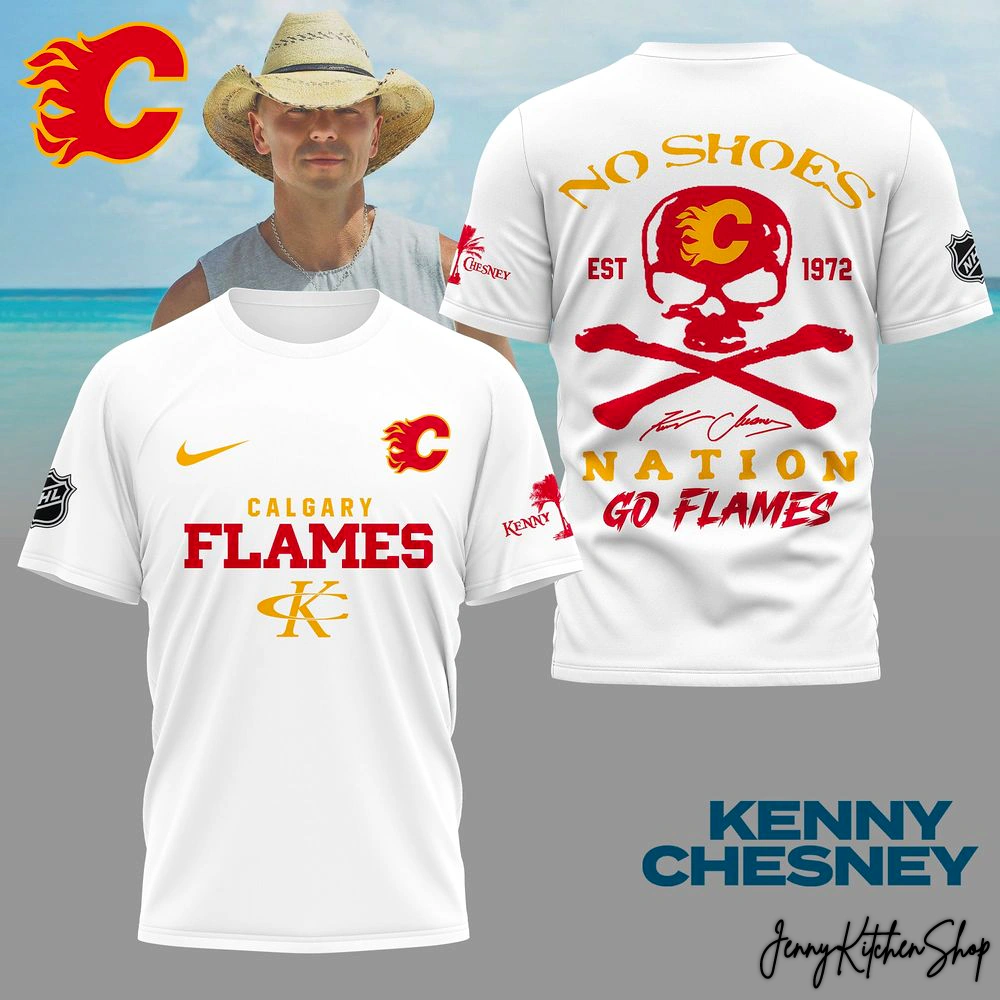 Calgary Flames x Kenny Chesney No Shoes Shirt