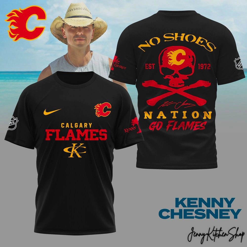 Calgary Flames x Kenny Chesney No Shoes Shirt