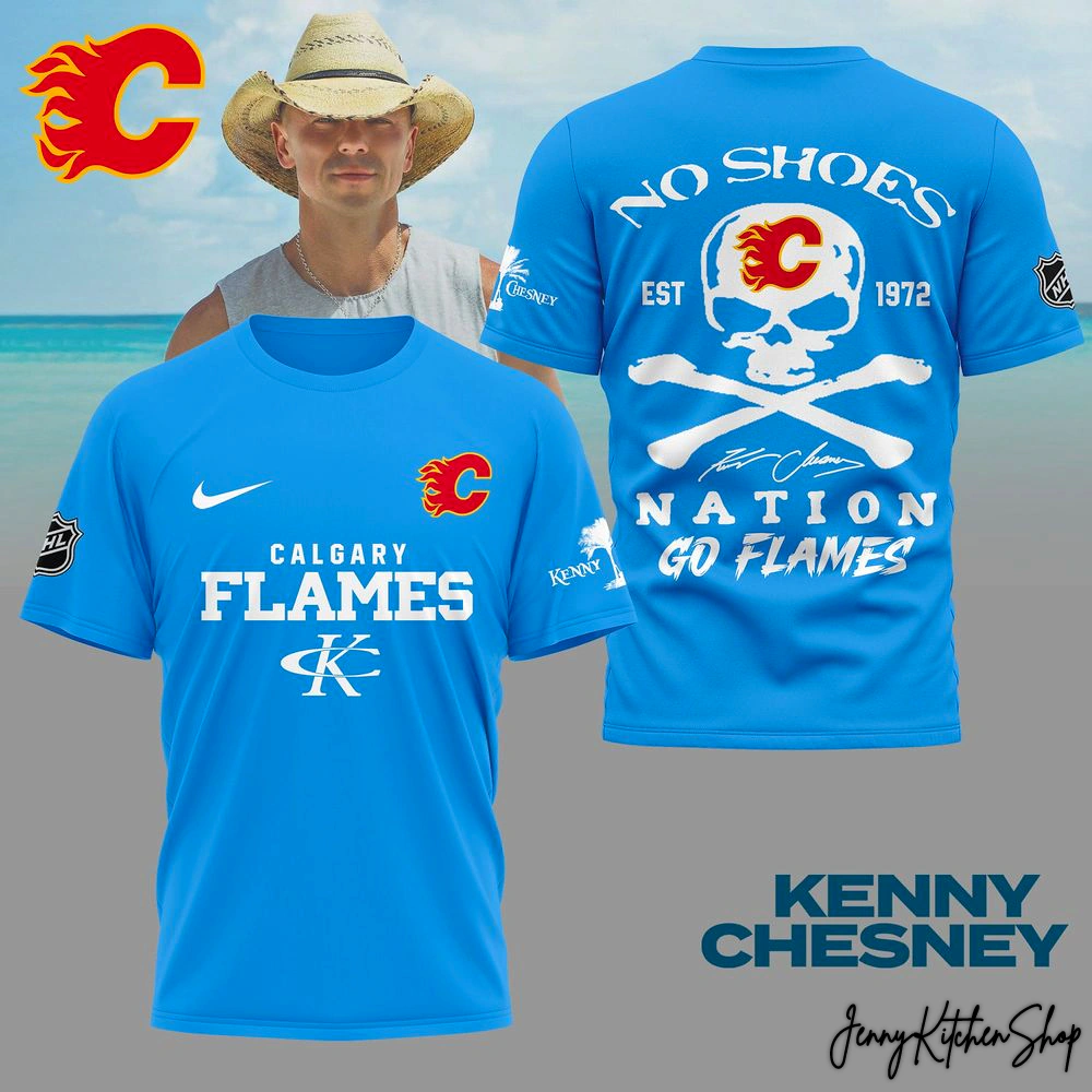 Calgary Flames x Kenny Chesney No Shoes Shirt