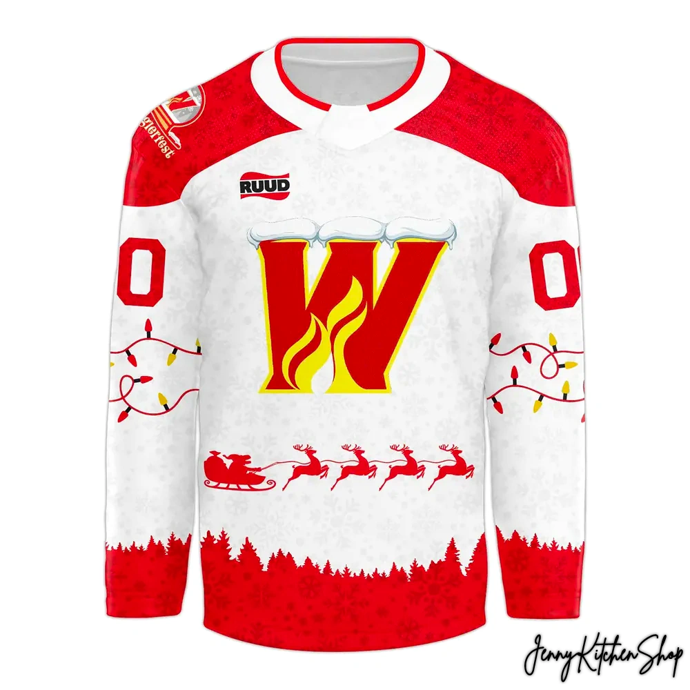 Calgary Wranglers Winter Wrangler Fest Custom Hockey Jersey