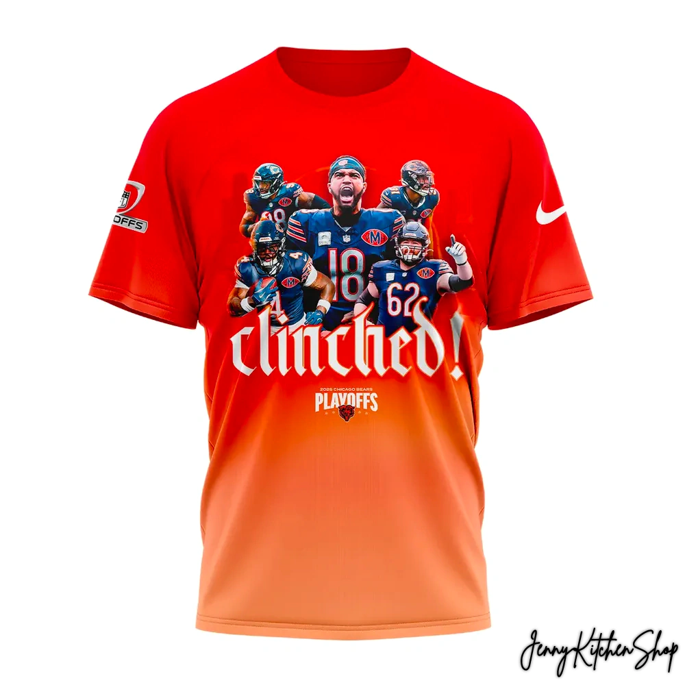 Chicago Bears Playoff 2025-26 Limited T-Shirt | Hoodie