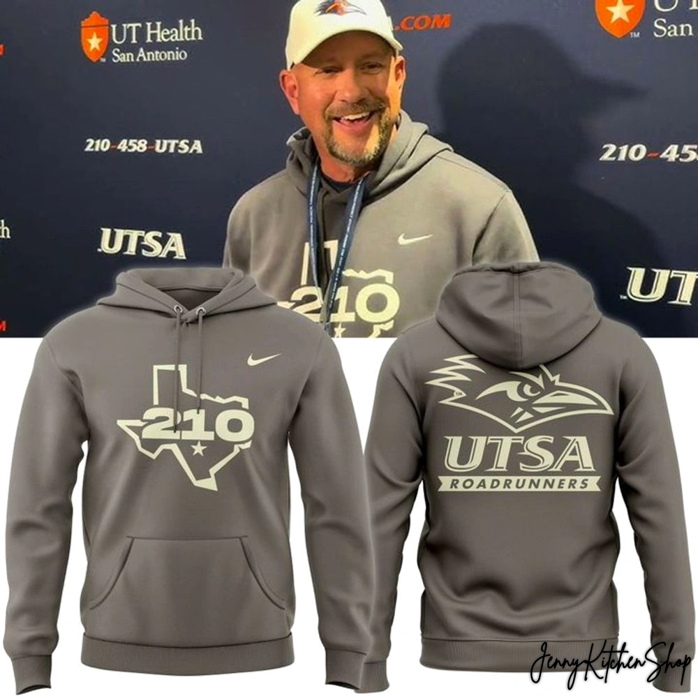 Coach Jeff Traylor UTSA Roadrunners football 210 Hoodie
