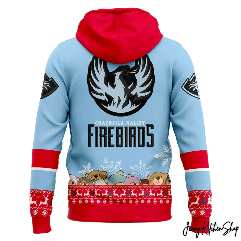Coachella Valley Firebirds Teddy Bear Toss Hoodie