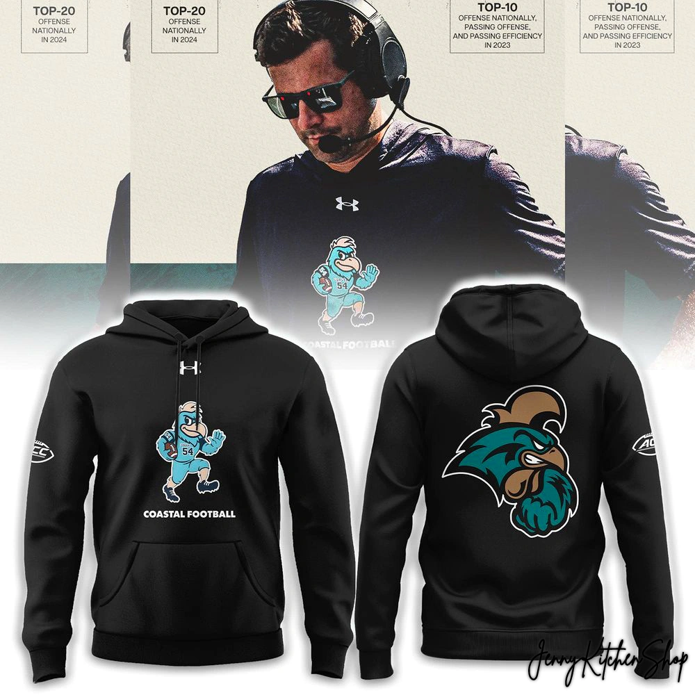 Coastal Carolina Chanticleers x Coach Ryan Beard Hoodie