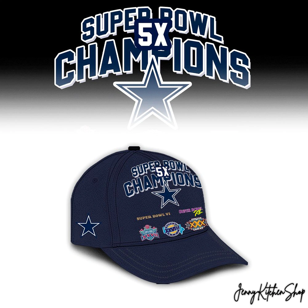 Dallas Cowboys 5x Super Bowl Champions Collection Hoodie