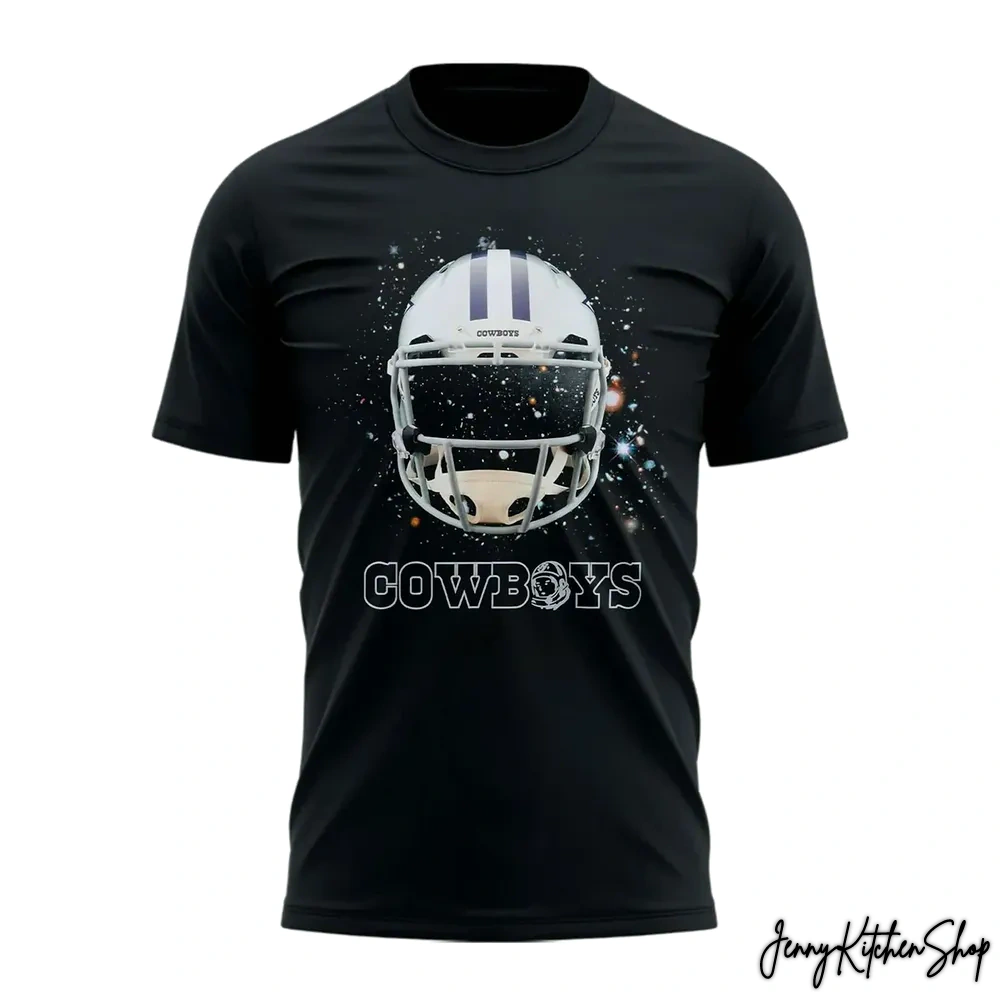 Dallas Cowboys Helmet Stars Limited T-Shirt