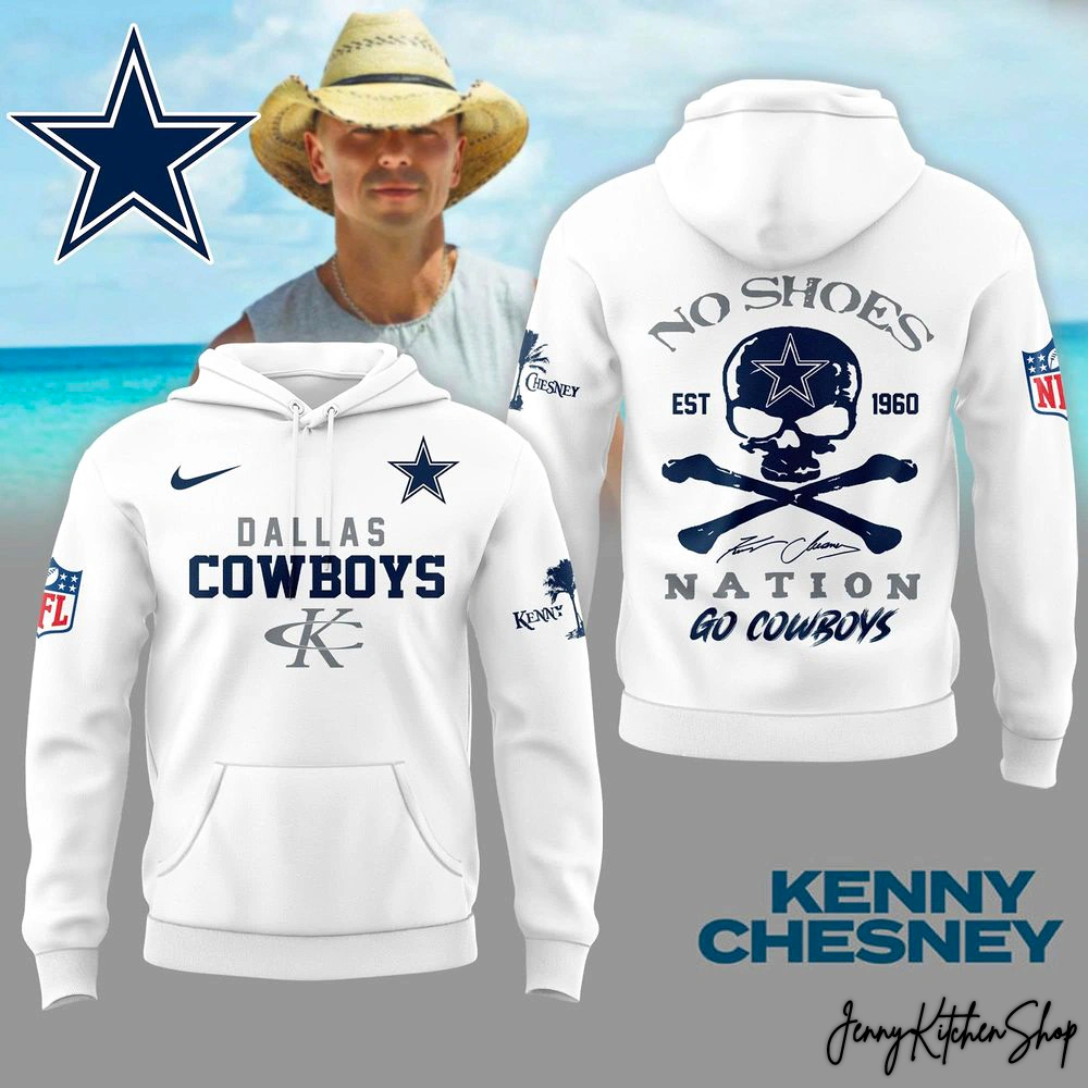 Dallas Cowboys x Kenny Chesney No Shoes Limited Hoodie