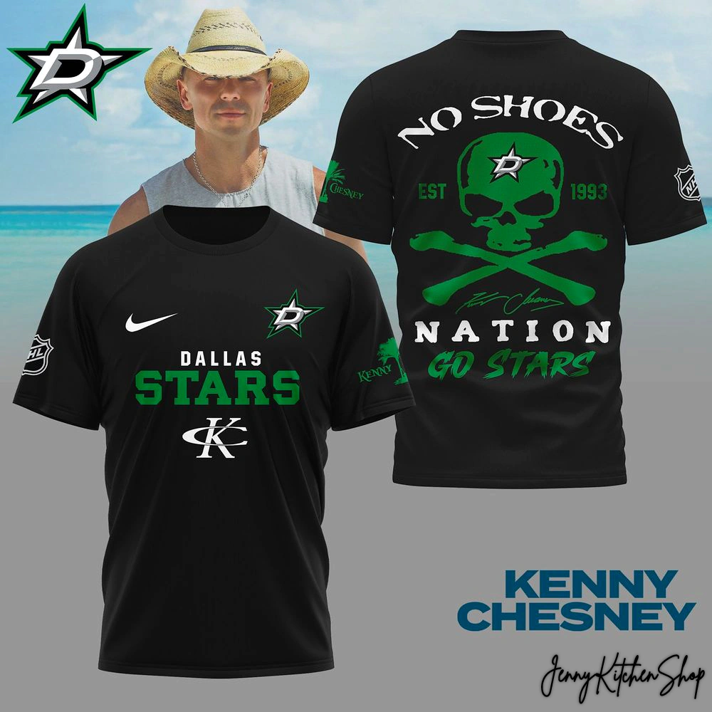 Dallas Stars x Kenny Chesney No Shoes Shirt