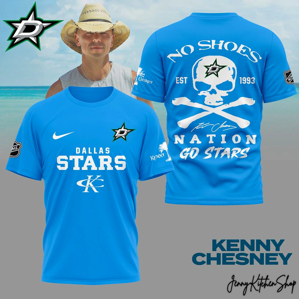 Dallas Stars x Kenny Chesney No Shoes Shirt
