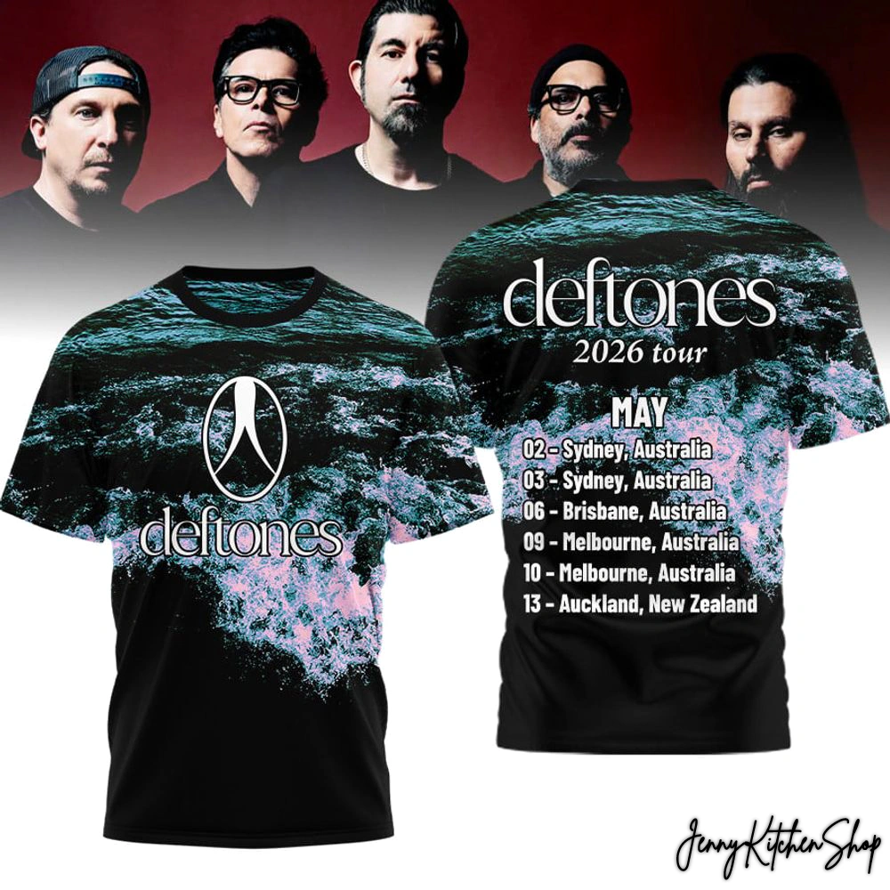 Deftones 2026 Tour Australia & New Zealand T-Shirt
