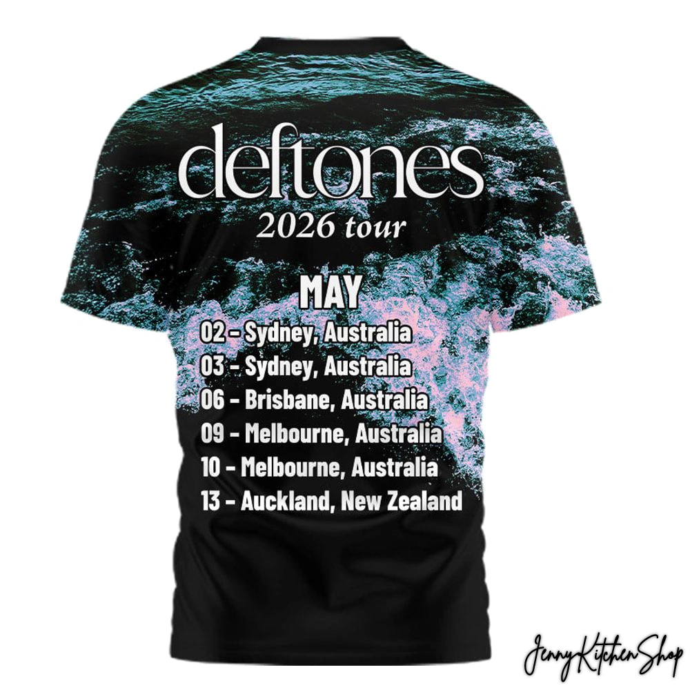 Deftones 2026 Tour Australia & New Zealand T-Shirt