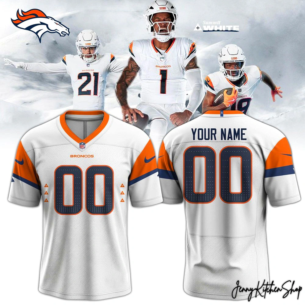 Denver Broncos Summit White Football Jersey