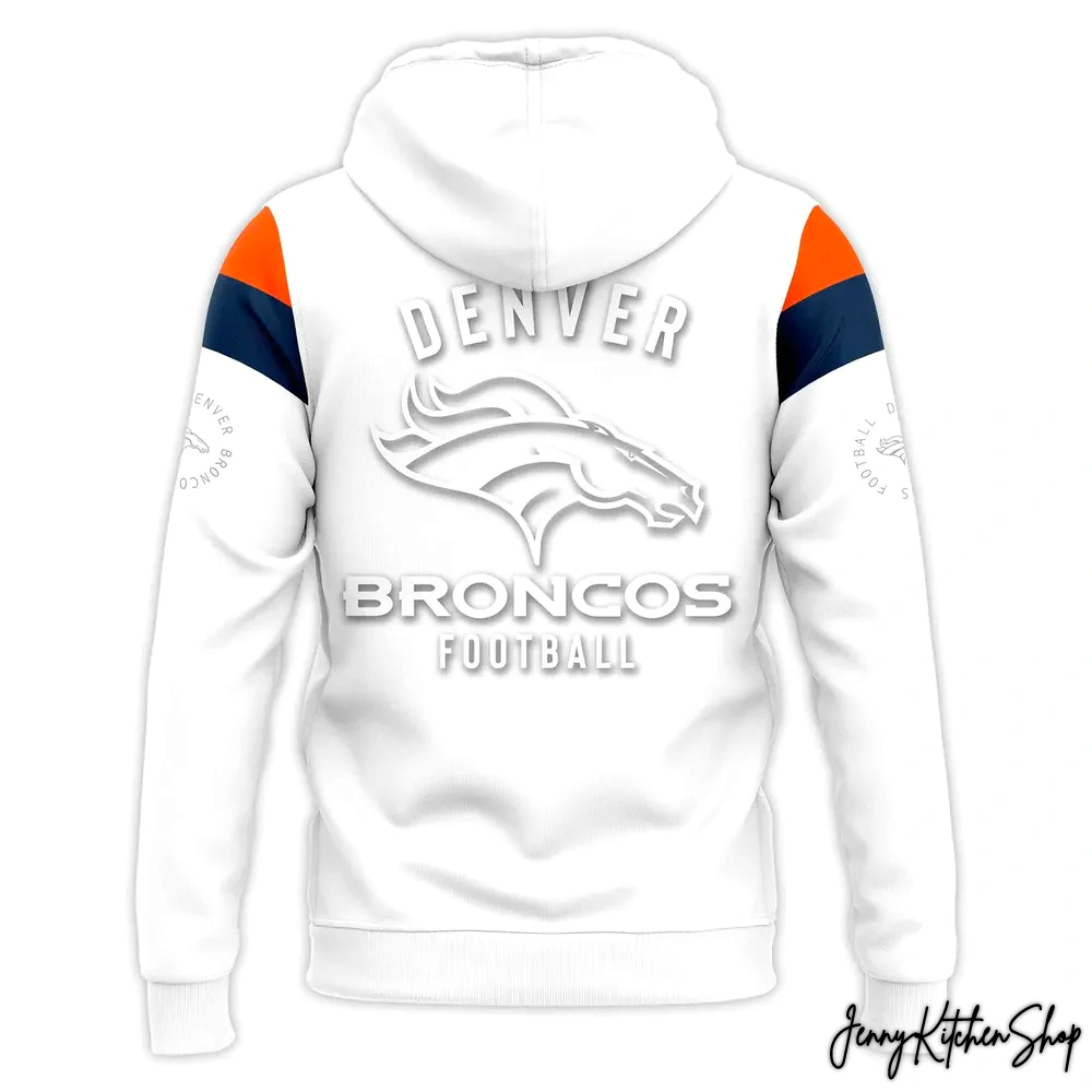 Denver Broncos White Out New Hoodie