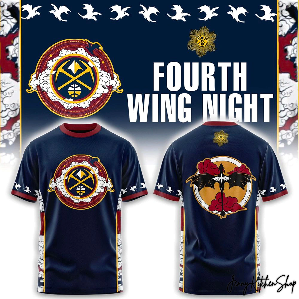 Denver Nuggets Fourth Wing Night 2025 Limited Hoodie & Shirt
