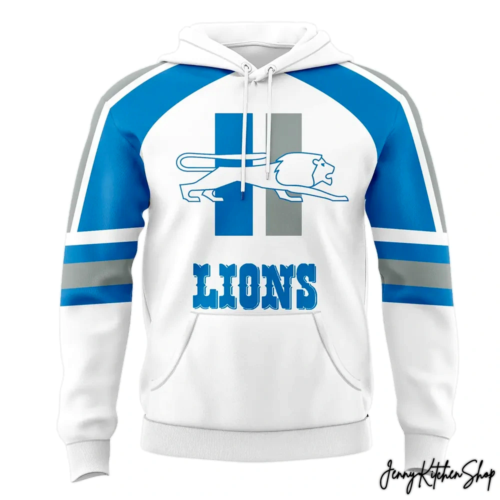 Detroit Lions 1961 Logo Special 2025 Hoodie