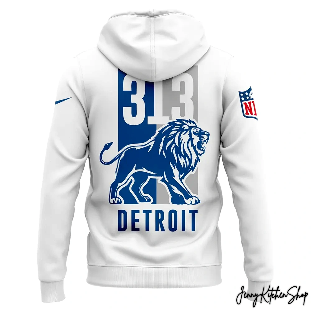 Detroit Lions 313 Grit 2025 New Collection Hoodie