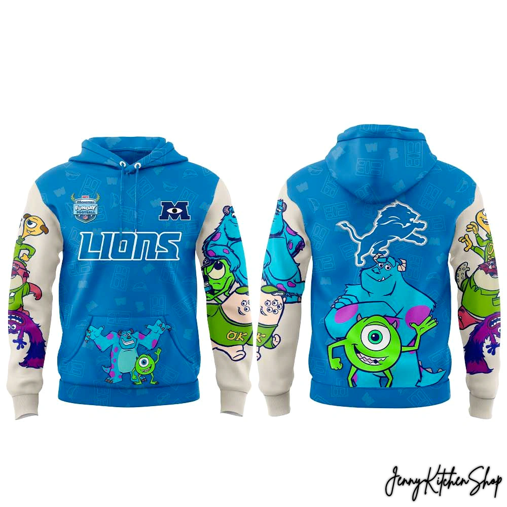 Detroit Lions Monster Funday Football Limited Hoodie