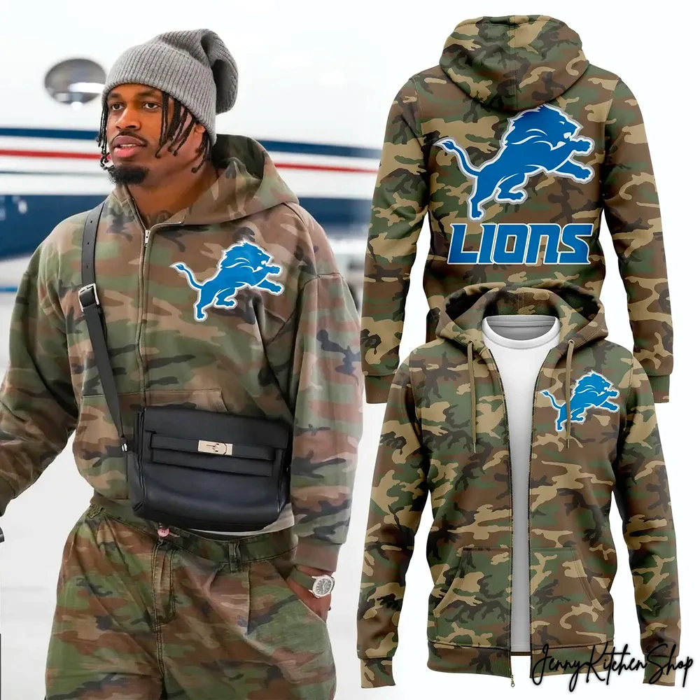 Detroit Lions Salute to Service Zip Hoodie