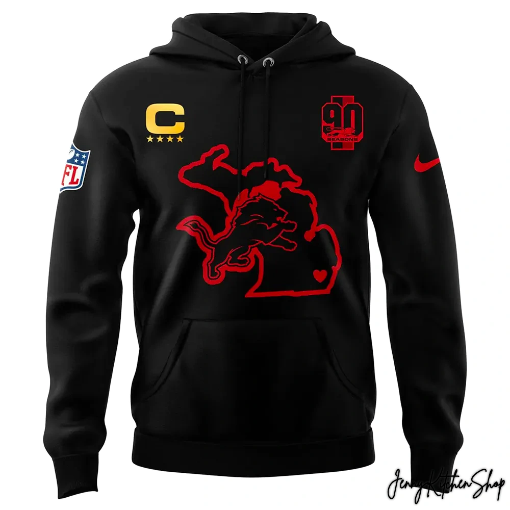 Detroit Lions Stranger Things Custom Limited Hoodie