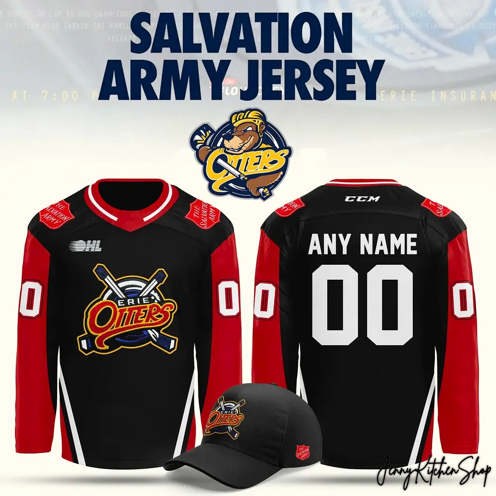 Erie Otters 2025 Salvation Army Night Jersey