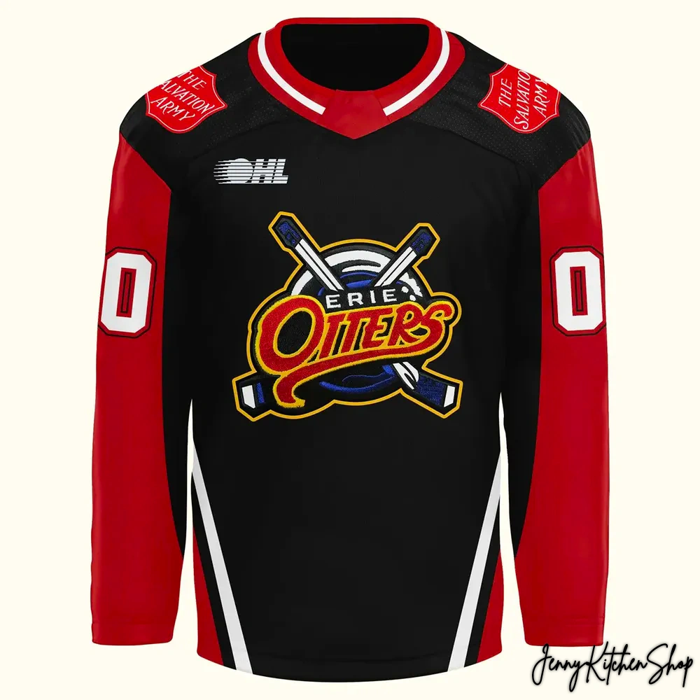 Erie Otters 2025 Salvation Army Night Jersey