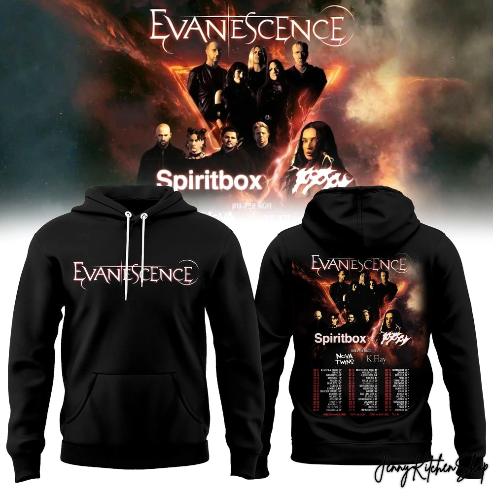 Evanescence US & UK 2026 World Tour Collection Shirt, Hoodie