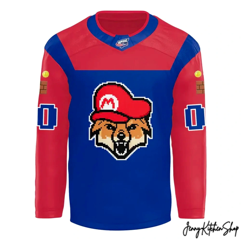Fayetteville Marksmen Mario 2025 New Hockey Jersey