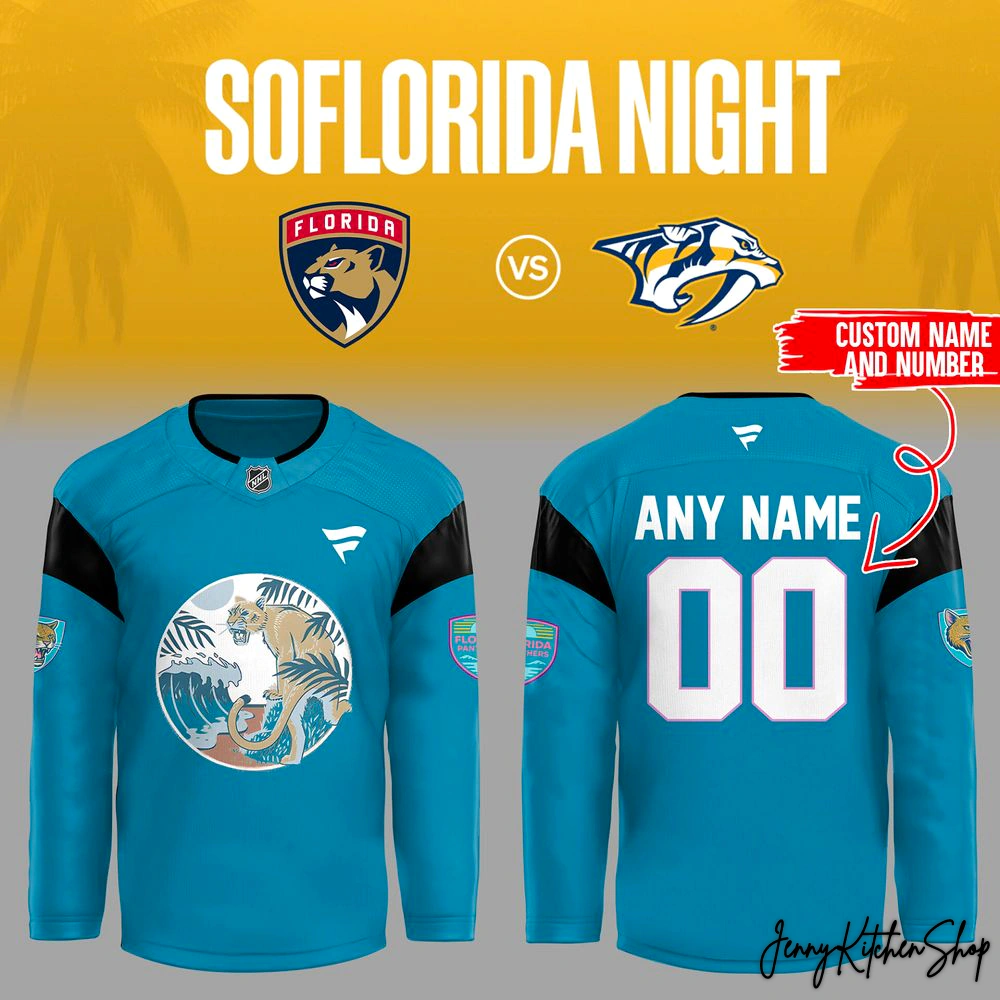 Florida Panthers SoFlo Night 2025 Hockey Jersey