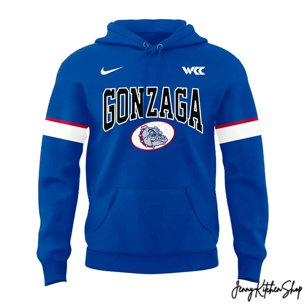 Gonzaga Basketball Throw Back New Uniform Hoodie