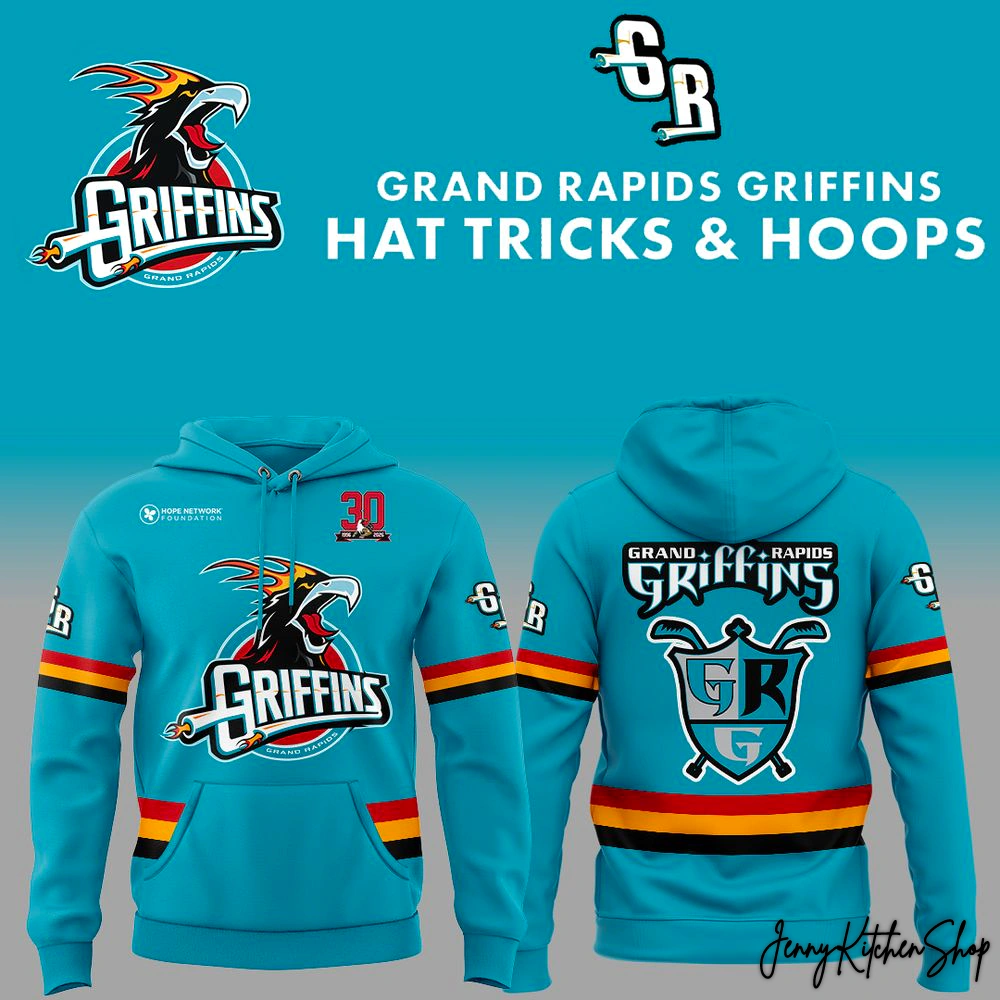 Grand Rapids Griffins Hat Tricks Hoops Limited Hoodie