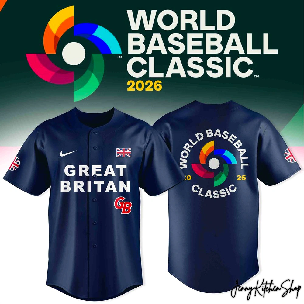 Great Britain Baseball 2026 World Baseball Classic Jersey
