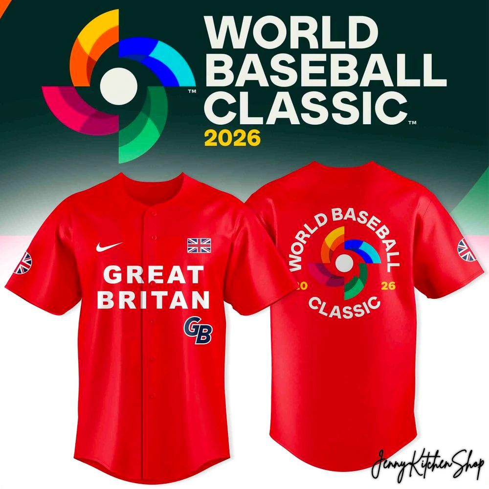 Great Britain Baseball 2026 World Baseball Classic Jersey