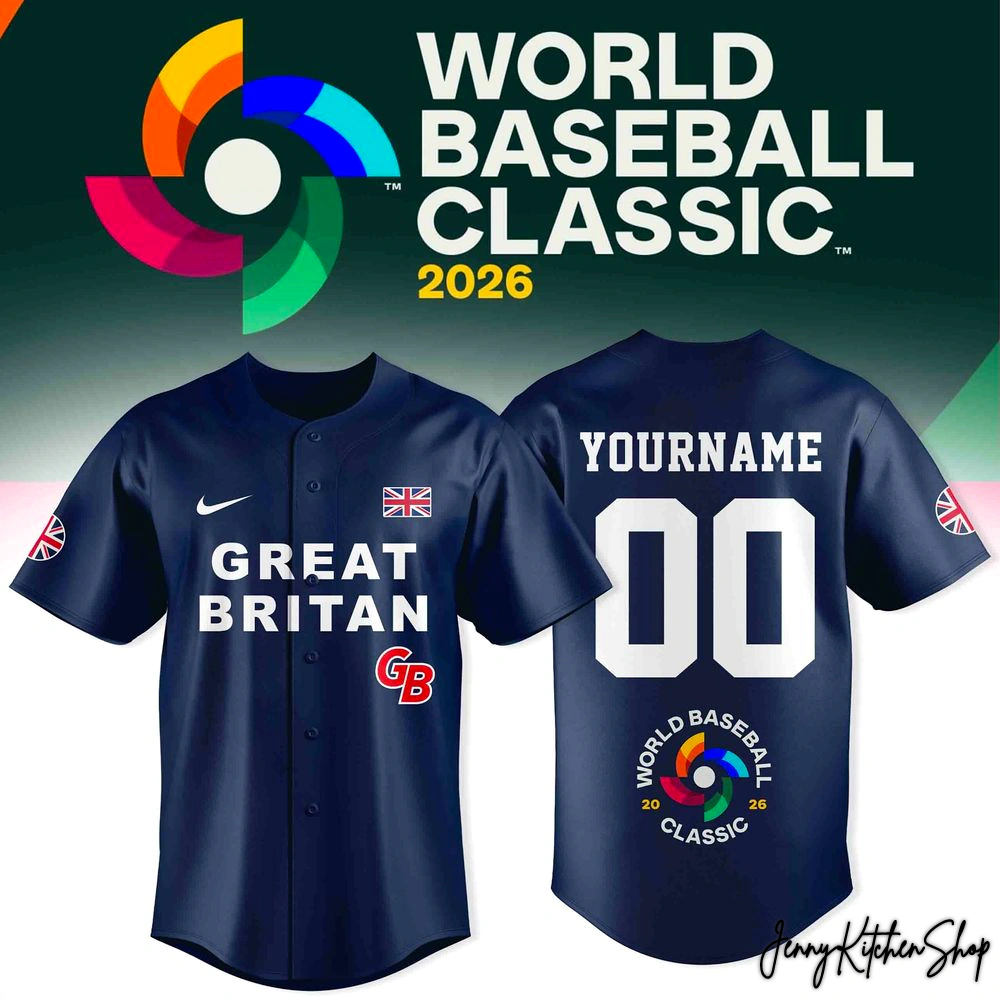 Great Britain Baseball 2026 World Baseball Classic Jersey