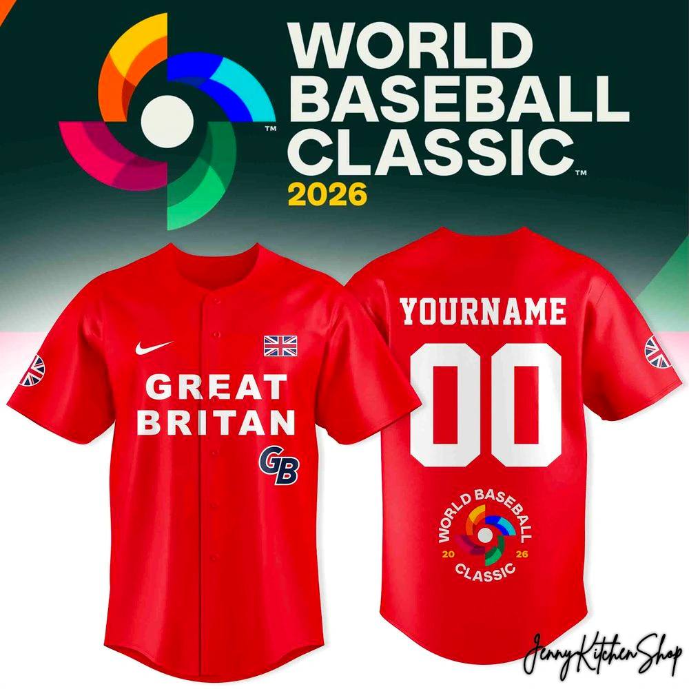 Great Britain Baseball 2026 World Baseball Classic Jersey