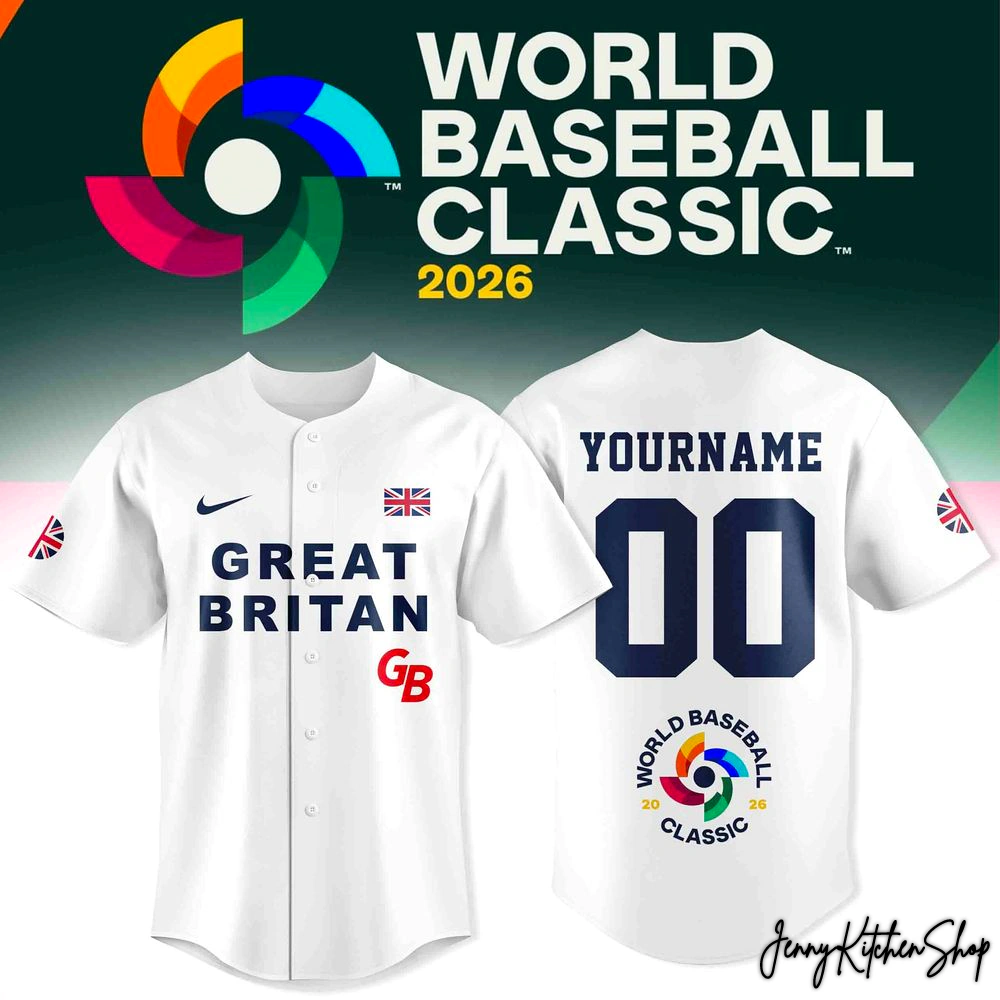 Great Britain Baseball 2026 World Baseball Classic Jersey