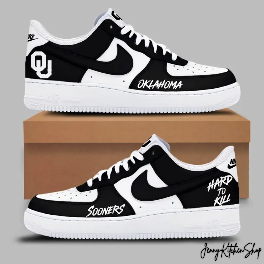 Hard To Kill Oklahoma Sooners AF1 Sneakers