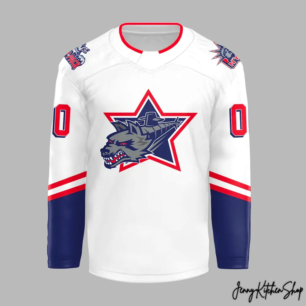 Hartford Wolf Pack 2026 Retro Night Hockey Jersey
