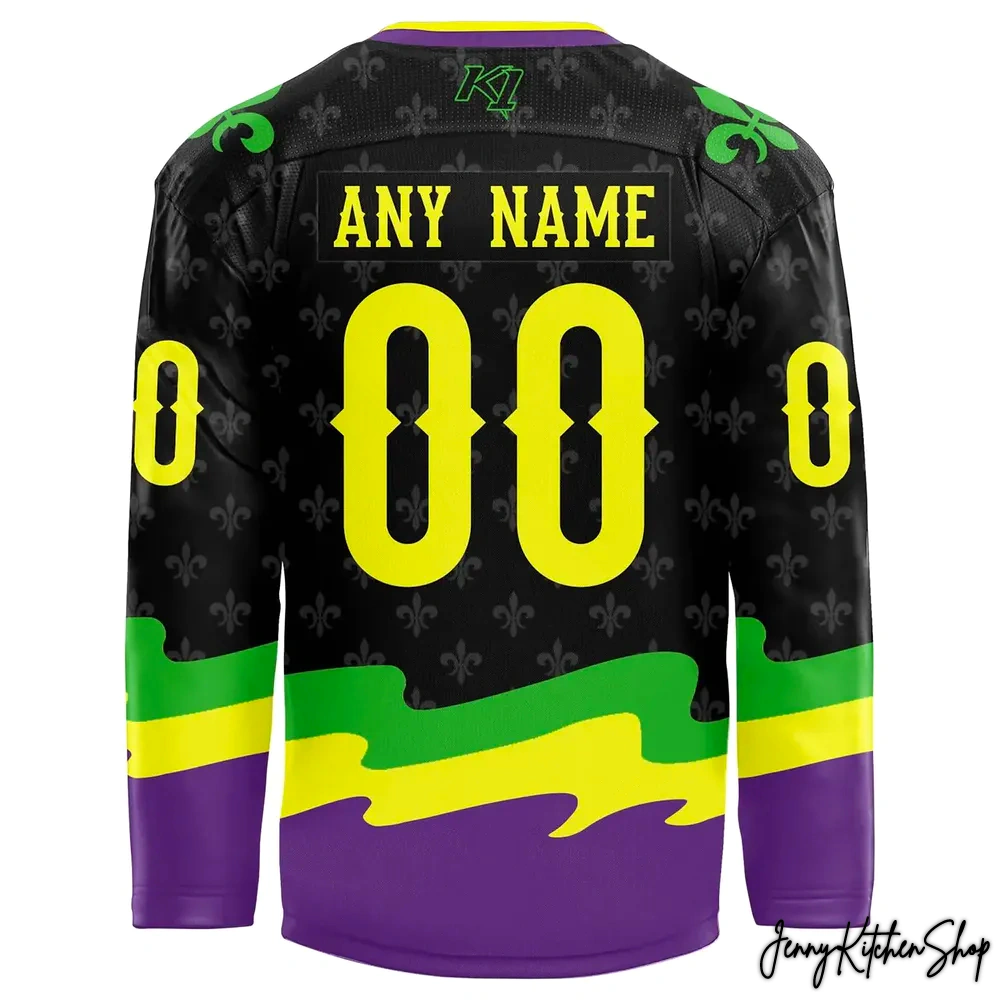 Huntsville Havoc Mardi Gras Hockey Jersey
