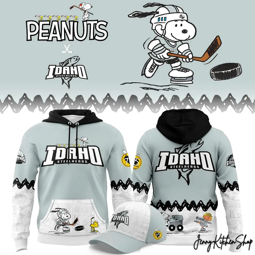 Idaho Steelheads Peanuts Night Hoodie