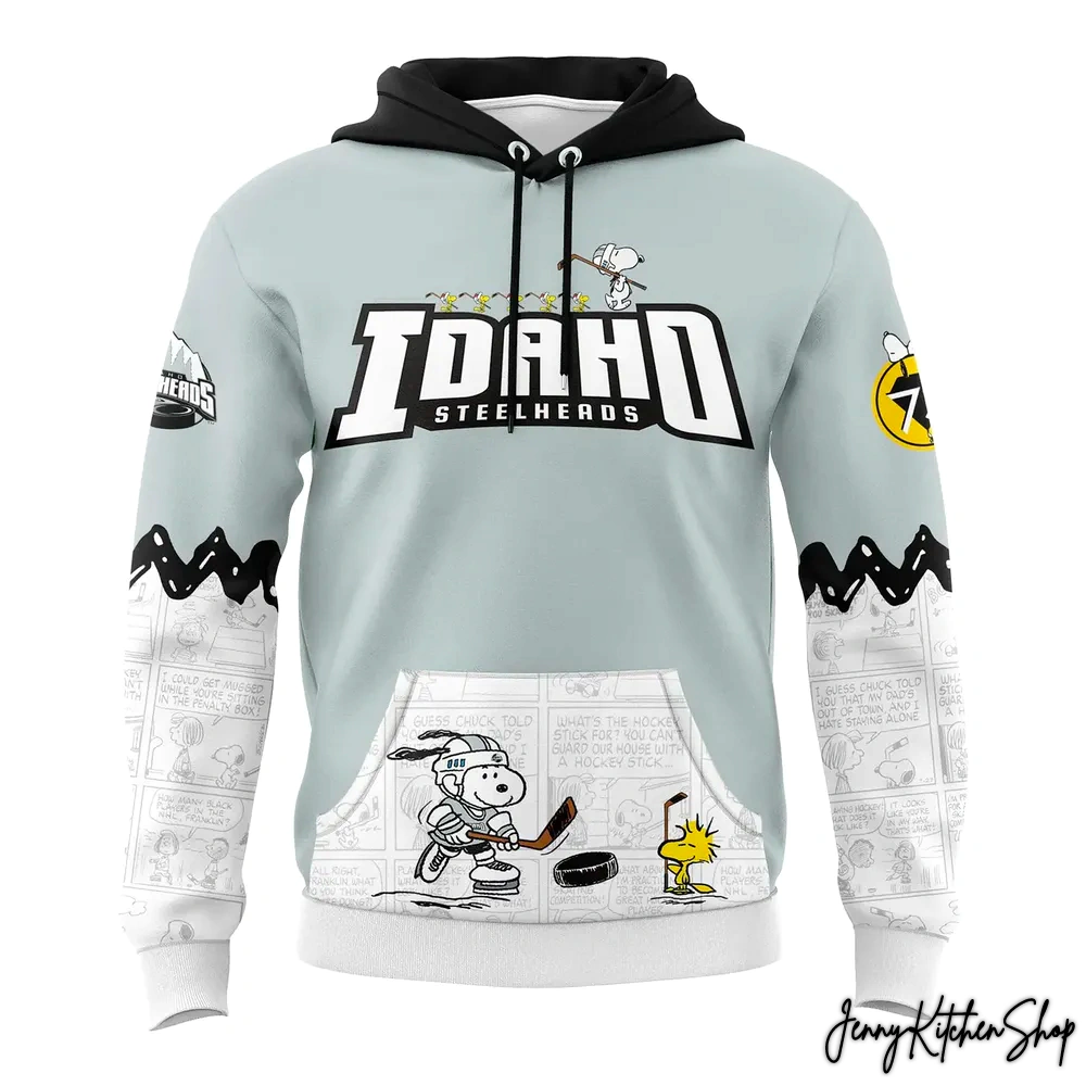 Idaho Steelheads Peanuts Night Hoodie