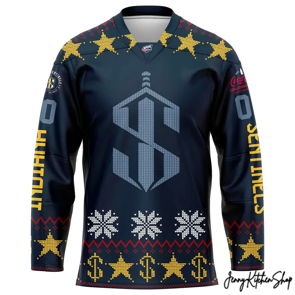 Indiana Sentinels Holiday Sweater 2026 Hockey Jersey