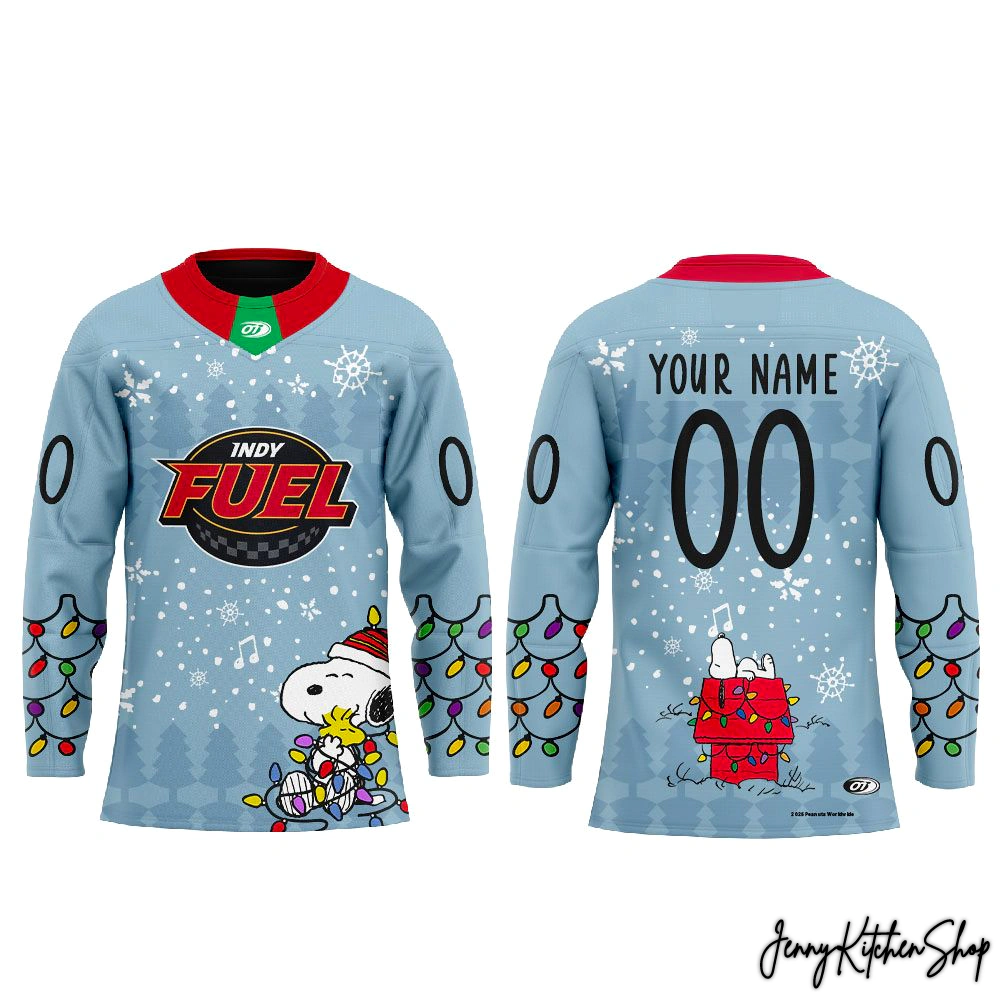 Indy Fuel x Peanuts Snoopy 2025 Limited Hockey Jersey