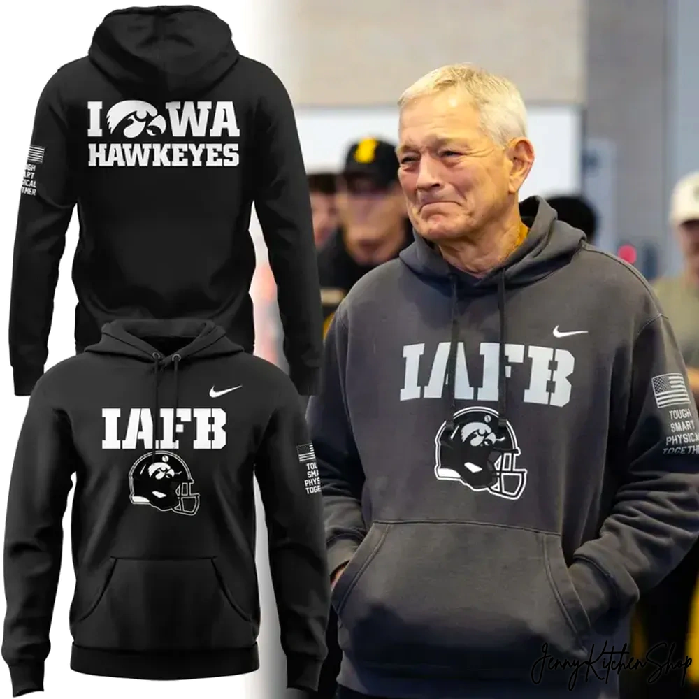 Iowa Hawkeyes x Coach Kirk Ferentz Hoodie