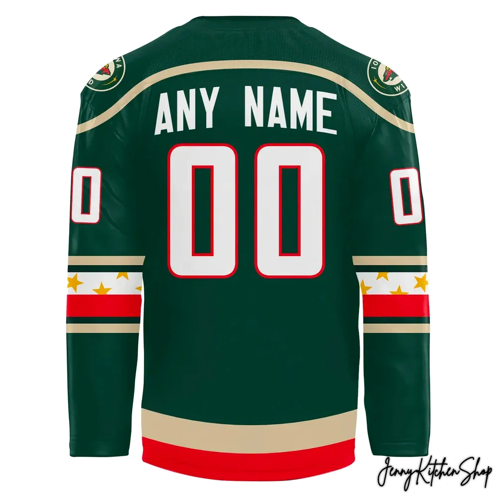 Iowa Wild Iowa Aeros Auction Hockey Jersey
