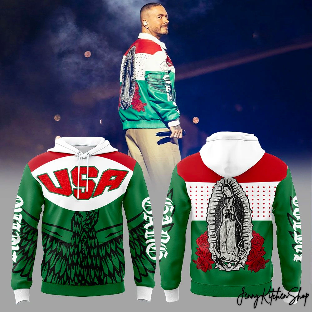 J Balvin USA For His Reunion With Bad Bunny Hoodie