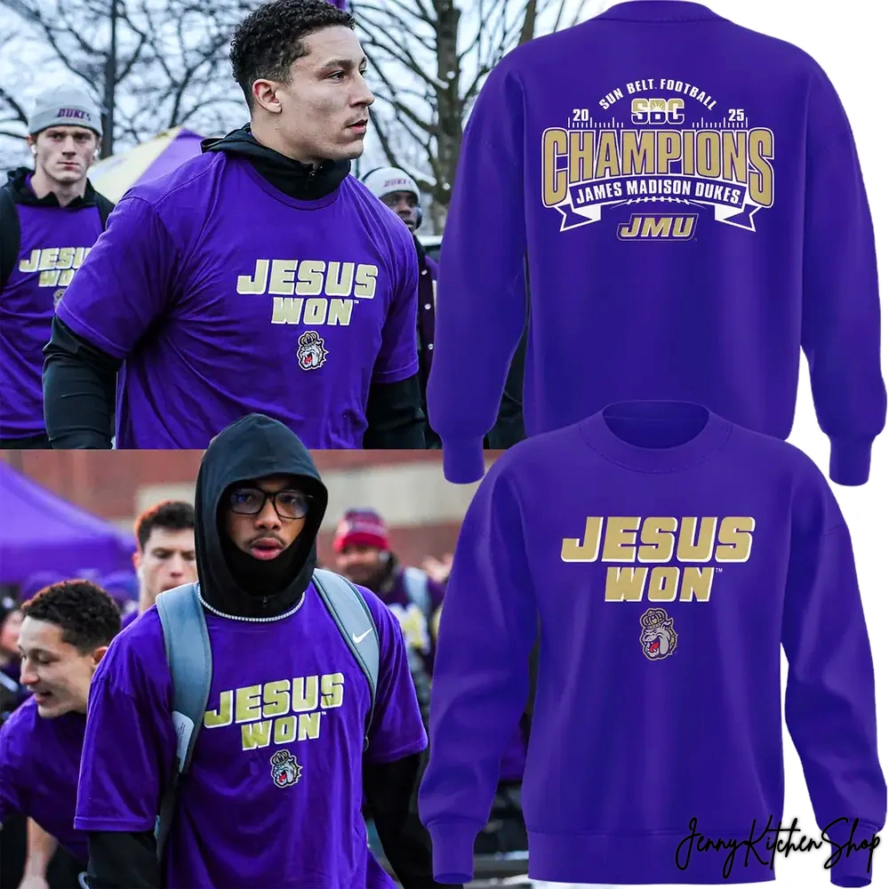 James Madison Dukes 2025 SBC Champions Collection T-Shirt