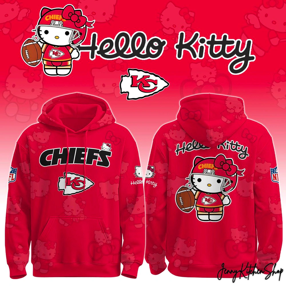 Kansas City Chiefs Hello Kitty For Fans Hoodie