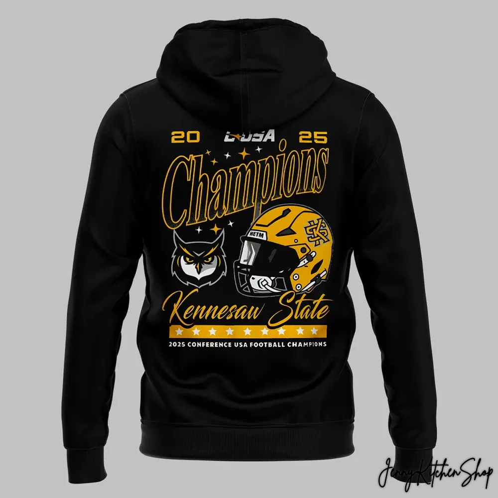Kennesaw State Football 2025 Champions Hoodie
