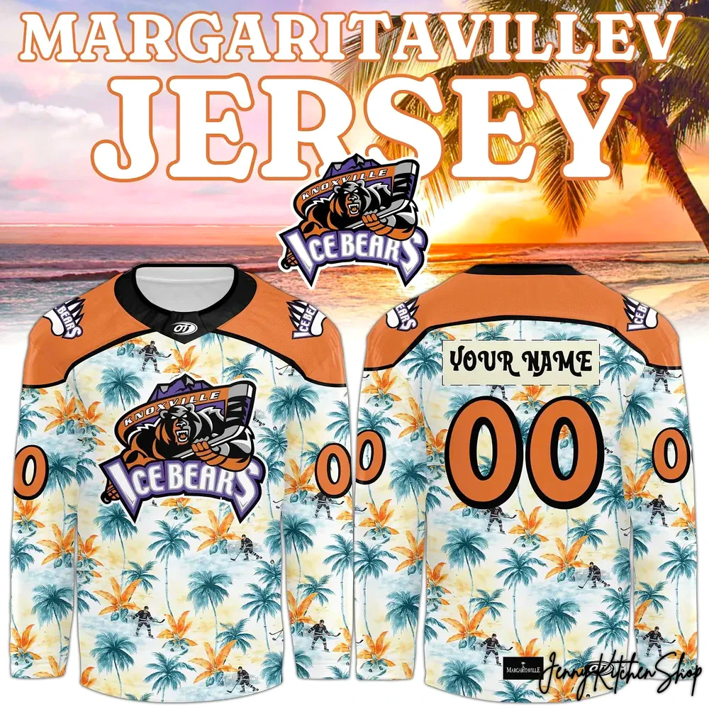 Knoxville Ice Bears 2026 Margaritaville Hockey Jersey